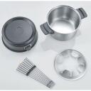 Severin Fond&uuml; 2470, 1500 W, 1.4 l, 2.2 kg, Roostevaba teras, Plastmass, 11 tk pakis