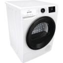 Gorenje Kuivati DHNE82, 8 kg, 700 W, 64 dB, Elektriline, Soojuspump, LED ekraan, Valge