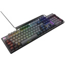 Laidinė mechaninė žaidimų klaviatūra 104 klavi&scaron;ai RGB 18 režimų linijiniai Dream jungikliai magnetinis dangtis ABS metalas Azar Juoda EN LRG GK514B US Lorgar