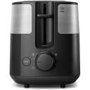 Philips R&ouml;ster HD2516/90, 830 W, 2 avad, plastkorpus, must