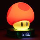 Paladone Super Mushroom digitālais modinātājs PP10064NN, 13,7cm, USB, LCD, trauksme, apgaismojums
