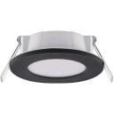 Emos LED prožektorius LORI ZV1164, 4,5 W, 345 lm, IP65, 110&deg;, 2700/4000 K, juodas, įmontuojamas