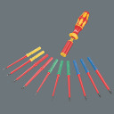 Комплект отверток Kraftform Kompakt VDE 15, Wera, 006605, 15 предметов, 1,2-3,0 Нм, изолированный 1000 В