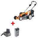 Zāles pļāvējs OLEO-MAC GI 548 P 48cm, 70l, 24kg, 550m2, 1x4Ah + lādētājs