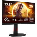 AOC LCD monitorius 24G4ZRE, 24", FHD, 240 Hz, 1 ms, 1920 x 1080, 300 cd/m&sup2;, 2xHDMI, juodas