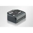 Shelly Valdiklis 2PM Gen4, 110-240 V~, 24 VDC, 8 MB, 10 A kanale, 240 V~, < 1.4 W, signalo stiprintuvas, Bluetooth vartai