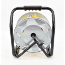 Metāla kabelis uz ruļļa 50m, 3x1,5mm, 4 kontaktligzdas, pārslodzes aizsardzība, AW70261, AWTOOLS