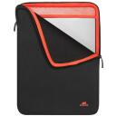 Rivacase MacBook 13 Korpusas 5221BLACK, 39.6cm, 220g, neoprenas, juodas, atsparus dulkėms, drėgmei, įbrėžimams, smūgiams