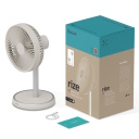 Išmanus Wi-Fi teleskopinis 34–75 cm ventiliatorius 10 W Rize Flex Ø 21 cm 4 greičiai Greige DXCF92 Duux