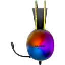 Tracer Austiņas TRASLU47627, 240g, 20-20000Hz, 50mm, 32&Omega;, 3.5mm, USB, RGB apgaismojums, fiksēts mikrofons