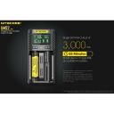 Nitecore Зарядное устройство UMS2 2-слота, 4000mA, 3000mA, ЖК-дисплей, восстановление IMR аккумуляторов