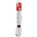 Emos Pikendus P1525R, 5m, 5x2P+PE, 3680W, PVC, l&uuml;liti, laste kaitse