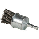 Otsterashari 28mm, 1/4" HEX põimitud terasharjased D-76766 MAKITA