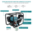 Benzīna ūdens sūknis KS 80CW 5200W, 60000l/h, KONNER & SOHNEN