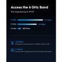 BE11000 Triju joslu Wi-Fi 7 maršrutētājs 4× 2.5G porti VPN MLO WPA3 Mesh melns Cudy WR11000