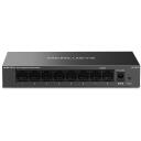 Mercusys 8-Port Gigabit Laukommutator MS108GS, 8 x 10/100/1000 Mbps, halduseta, lauakomplekt, must