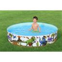 Bestway Бассейн Bestway Fill N Fun 7347652, &Oslash; 183 x 38 см, 946 л, прочный ПВХ, дизайн динозавров, заплатка для ремонта