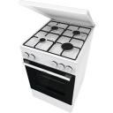 Gorenje Keraamiline GG5A14WJ, 70L, gaasipliit, gaasiahju, valge, 4 p&otilde;letit, mehaaniline juhtimist&uuml;&uuml;p