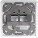Digitus Sienas plāksne, DN-93801-1, 2 porti, 80x80 mm, 50x50 mm, balta, 0.0627 kg