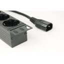 Gembird EG-PDU-014-C14 baro&scaron;anas sadales vienība, 8 AC izejas, 1U, melna, 3680W, 10A, C14 savienotājs
