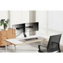 Neomounts monitors stiprinājuma roka FPMA-D860DBLACK, 10-27", 7 kg, 240-470 mm augstuma regulē&scaron;ana, 360&deg; rotācija, 20&deg; svēr&scaron;ana