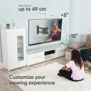 Onkron televizora stiprinājums M4SR-B, 17-43 collas, maksimālā slodze 35 kg, VESA 100 x 100 - 200 x 200, melns