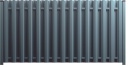 Профилированные металлические штакеты Polo PMx2 RAL7016 (матовый cерый антрацит) POLO_PMx2_RAL7016
