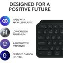 Logitech MX Keys S juhtmeta klaviatuur ja hiir 920-011614, 10m, 7 nuppu, 1500mAh, 141g hiir kaasas