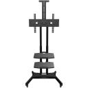 Onkron TV stovas TS1552-B, 40-70 colių, maksimali apkrova 60.5 kg, auk&scaron;čio reguliavimas 1200-1500 mm, 2 AV lentynos