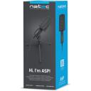 Natec Lauamikrofon NMI-1236, 1,8m, -47dB, 100-16000Hz, laud, must