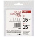 Emos Tekstilinė izoliacinė juosta F6515, 15 m, 15 mm, juoda, UV atsparumas, elektrinė izoliacija 1 kV/mm