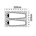 Telts 'Puez Trek', 2 personām, viegla un izturīga, R894215, SALEWA