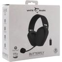 White Shark Bezvadu spēļu austiņas BUTTERFLY-B WGH-2442, 175g, 32&Omega;, 40mm, 20-20000Hz, 103dB, Bluetooth, noņemams mikrofons