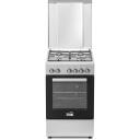 Simfer Gāzes plīts 5405SERGG, 4 degļi, 43 l, Elektriskā krāsns, Elektroniskā aizdedze, Nerūsējo&scaron;ais tērauds