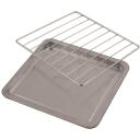 Esperanza Mini cepe&scaron;krāsns EKO007N, 10 L, 800 W, melna, mehāniskais taimeris, 250 &deg;C, 0.9 m vads, stikla durvis