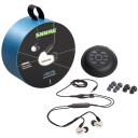 Shure AONIC 215 austiņas 010-21-134, balta, 3.5mm kabelis, aktīvā trok&scaron;ņu slāpē&scaron;ana, 3 izmēri silikona ausu uzgaļi