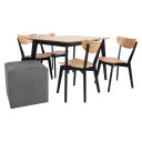 Pufs LYN pelēks 78088