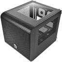 Thermaltake Core V1 MiniITX Korpus CA-1B8-00S1WN-00, 20cm, must, 2x2.5'' sisemised, 2x80mm taga, 2xUSB 3.0