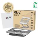 Club3D Alumiiniumist s&uuml;learvuti alus CSV-2554, 1xHDMI, 1xRJ45, 2xUSB-C, 2xUSB 3.2, 100W, 360&deg; p&ouml;&ouml;ramine