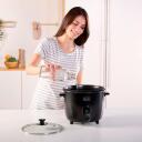Black Decker Rīsu vārītājs BXRC1800E ES9680120B, 1.8L, 700W, nerūsējo&scaron;ais tērauds, tvaika grozs, karstuma saglabā&scaron;ana