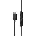 Jvc k&otilde;rvaklapid HA-S33UCBU, 2,97cm, 1,2m, 20-20000Hz, USB Type-C, binauraalsed, mustad