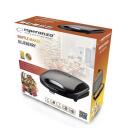 Esperanza Vafeļu panna EKT008, 1000 W, 2 vafeļi, 220-240 V, 50/60 Hz, automātiska temperatūras kontrole, viegli tīrāmas plāksnes