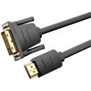 Vention Видео кабель HDMI на DVI 1.5м ABFBG, HDMI A мужской, DVI-D мужской, 1080p, 1920x1200, 31 AWG, черный