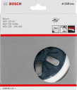 Gumijas slīp&scaron;ķīvis D 150 ciets, Ekscentra slīpma&scaron;īnām SLĪPĒ&Scaron;ANAS PAMATNE AR 6 ATVERĒM, 2608601116, BOSCH