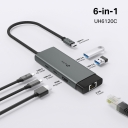 USB Type-C 6-Port Hub, TP-Link, UH6120C, 6, 1*HDMI 4K@60Hz, 1*RJ45 1Gbps, 1*PD 100W, 1*USB Type-C 5Gbps, 2*USB Type-A 5Gbps