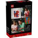 Lego LEGO ART 31214 LOVE, 791 elementu, 18+ gadi, instrukciju lapa, LEGO&reg; Art sērija