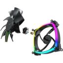 Montech Datora korpuss ventilators AX120 PWM BLACK 3 IN 1, 120mm, 720-1760RPM, 27dB, 3x4PIN, RGB apgaismojums