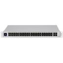 Ubiquiti L&uuml;liti USW-48-POE, 48x10/100/1000 Mbps, 32xPoE+, 4xSFP, 100-240V, -5-40&deg;C, roostevaba teras