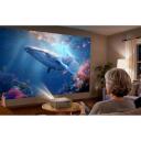Aurzen Eazze D1 Max projektors AU-PJ-AD003U-EUBW0, 1000 ANSI lumens, 2x10W skaļruņi, Google TV 14.0, 1x HDMI, 1x USB
