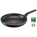 Tefal Simply Clean B5670453 praepann, 24 cm, 1.4 L, alumiinium, must, mitte kleepuv, lihtne puhastada